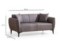 Atelier Del Sofa Belissimo - Sofá de 2 Plazas Gris Oscuro